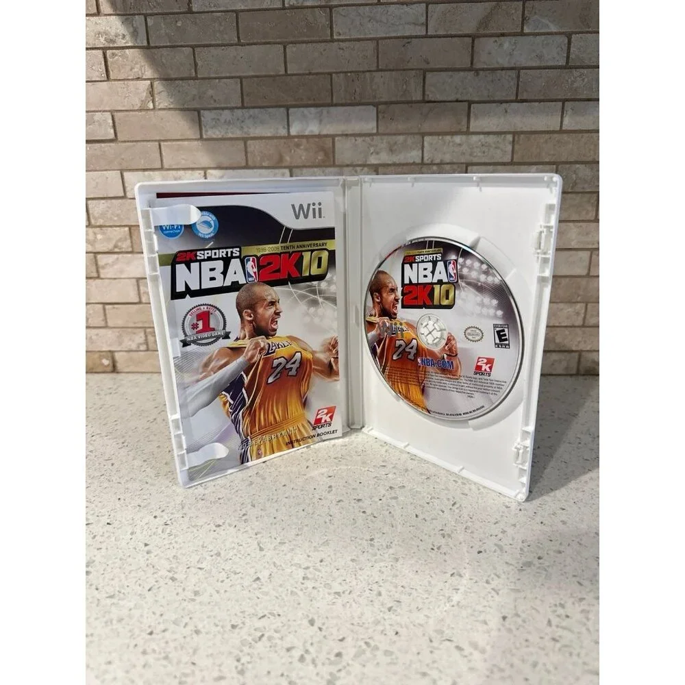 NBA 2K10 (Nintendo Wii, 2009) 2K Sports Kobe Bryant‎ 10th Anniversary